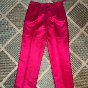 Talbots Hot Pink Satin Skirt